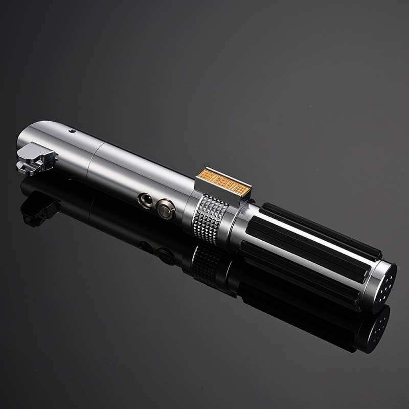 16-Color LED Lightsaber with Sound & Vibration - USB Rechargeable Metal Handle Detachable Blade Flash & Silent Modes