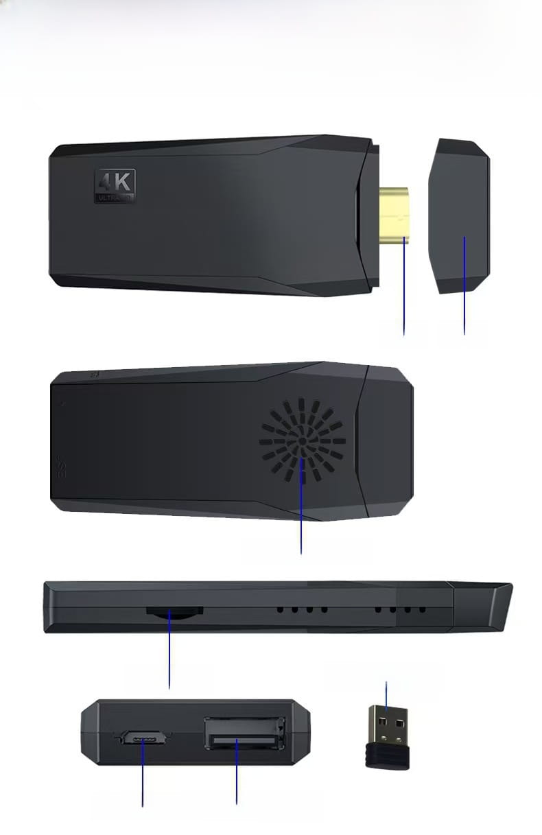 M8 4K Wireless Retro Game Console - HDMI Plug & Play with Dual Controllers (32G/64G/128G)