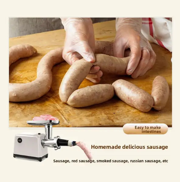 Multifunction Electric Meat Grinder and Sausage Stuffer with Plates