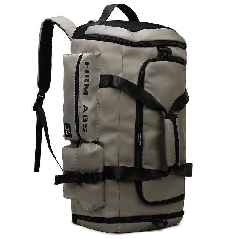 Large Capacity Sports & Travel Bag 20-35L Waterproof, Breathable Oxford Cloth with Dry-Wet Separation