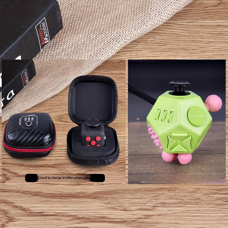 G63 Fidget Cube Stress Relief Toy Multifunctional Puzzle Spinner for Kids and Adults