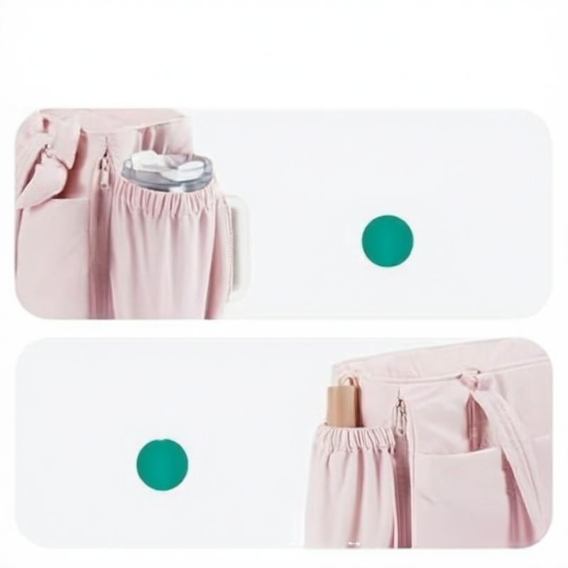 Winter-Ready Bow Design Tote Bag Lightweight Checkered Yoga & Shoulder Bag for Daily Use