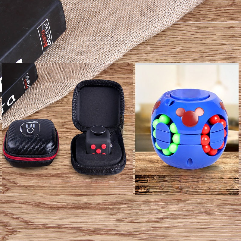 G63 Fidget Cube Stress Relief Toy Multifunctional Puzzle Spinner for Kids and Adults