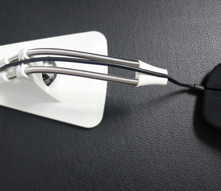 Desktop Cable Organizer Clip - ABS Mouse & Keyboard Wire Holder for Tidy Desk Setup (Multi-Color Options)