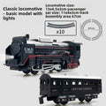 Electric Train Set with Realistic Movement and Track Layouts Battery or Rechargeable