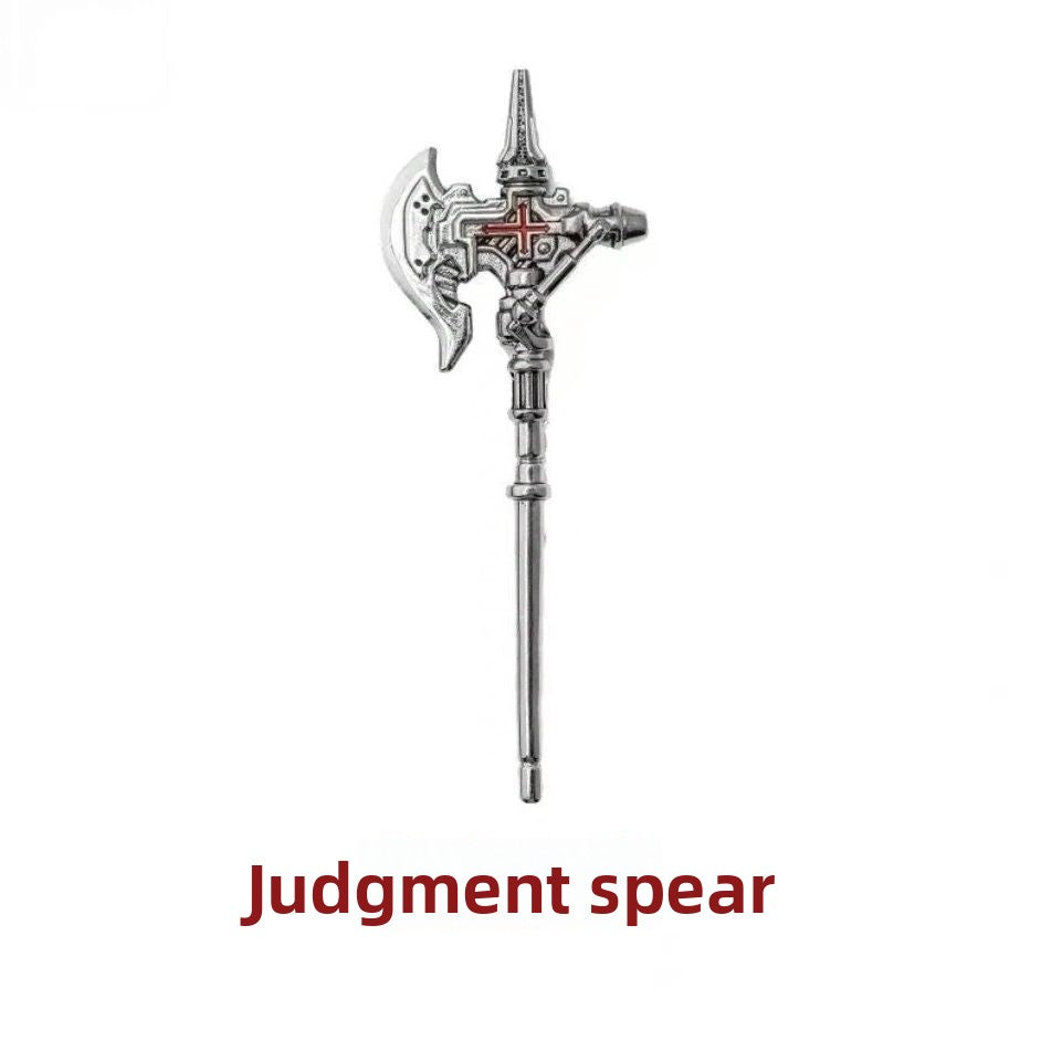 Chinese-Style Copper Mecha Figure Minimalist Desktop Sculpture & Collectible