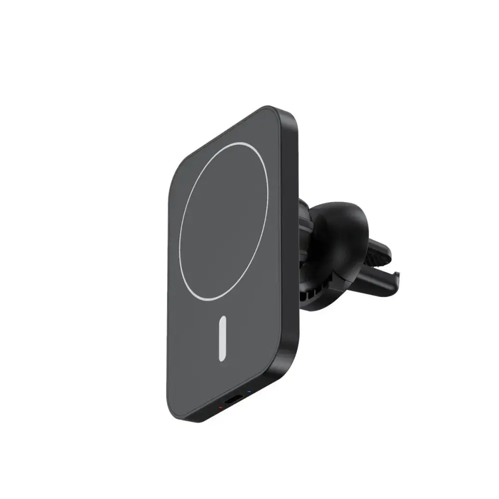 15W Magnetic Wireless Car Charger Mount - Fast MagSafe Charging, USB-C, Adjustable Phone Holder for iPhone - The Frugal Fox