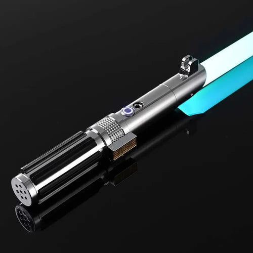 16-Color LED Lightsaber with Sound & Vibration - USB Rechargeable Metal Handle, Detachable Blade, Flash & Silent Modes for Cosplay and Role Play - The Frugal Fox