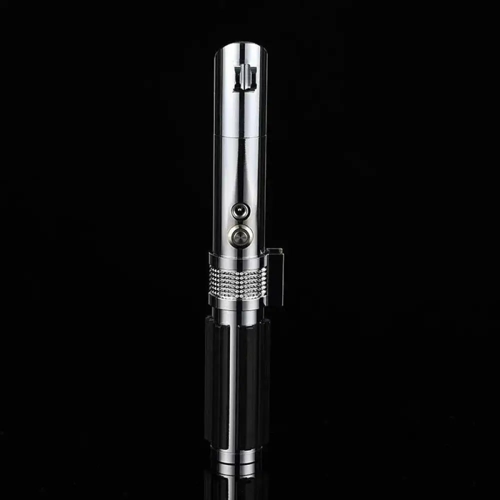 16-Color LED Lightsaber with Sound & Vibration - USB Rechargeable Metal Handle, Detachable Blade, Flash & Silent Modes for Cosplay and Role Play - The Frugal Fox