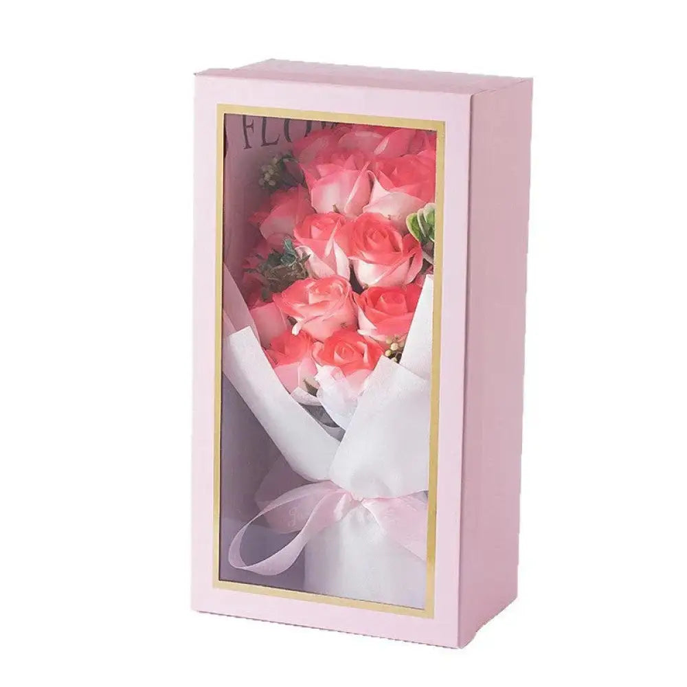 18-Piece Soap Rose Bouquet in Gift Box | Long-Lasting Valentines, Birthday & Christmas Flowers - The Frugal Fox