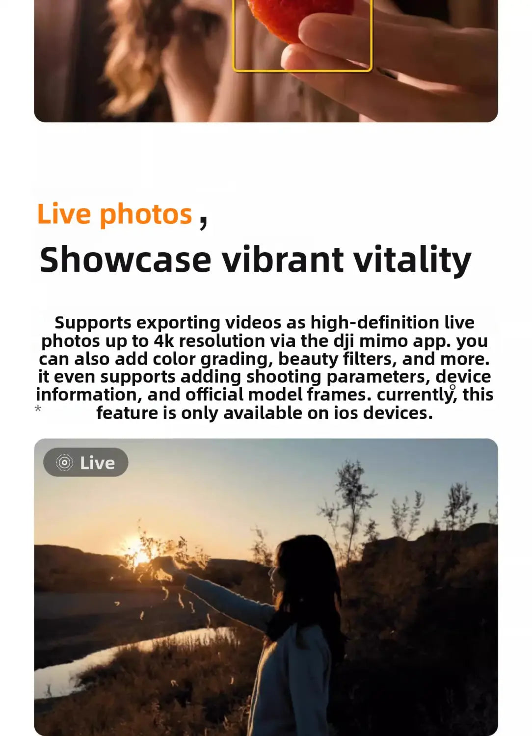 4K Pocket Gimbal Camera with 3-Axis Stabilization - Touchscreen Vlog Camera for Travel & Video Recording