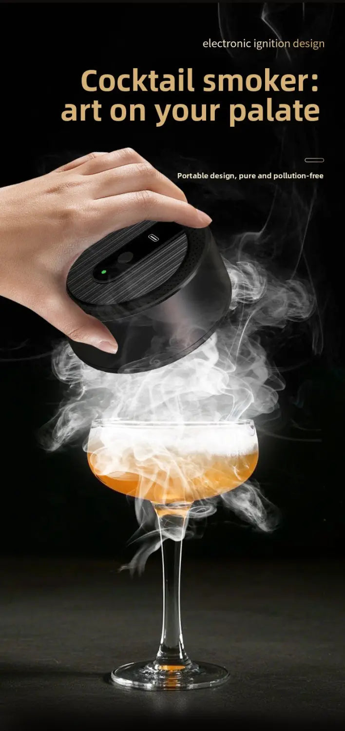 BL-51 Electric Cocktail Smoker for Whiskey and Craft Drinks