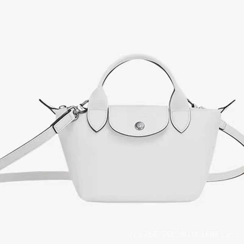 Lambskin Dumpling Shoulder Bag Small PU Leather Crossbody Handbag with Mobile and ID Pockets, Trendy Street Style