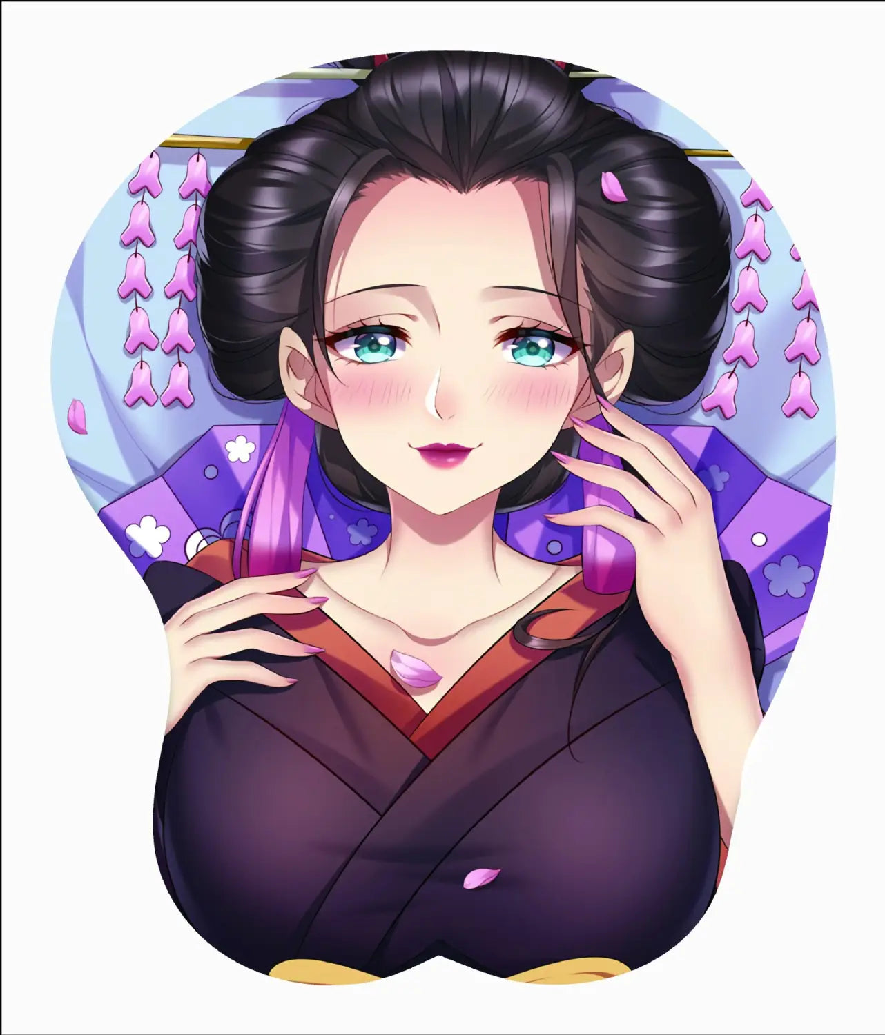 Cartoon Silicone Mouse Pad with Ergonomic Wrist Rest - Comfortable Gaming & Office Mouse Mat