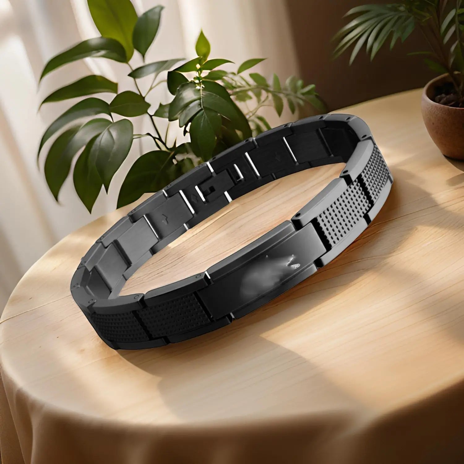 Stainless Steel Crocodile Curved Bracelet for Men and Women