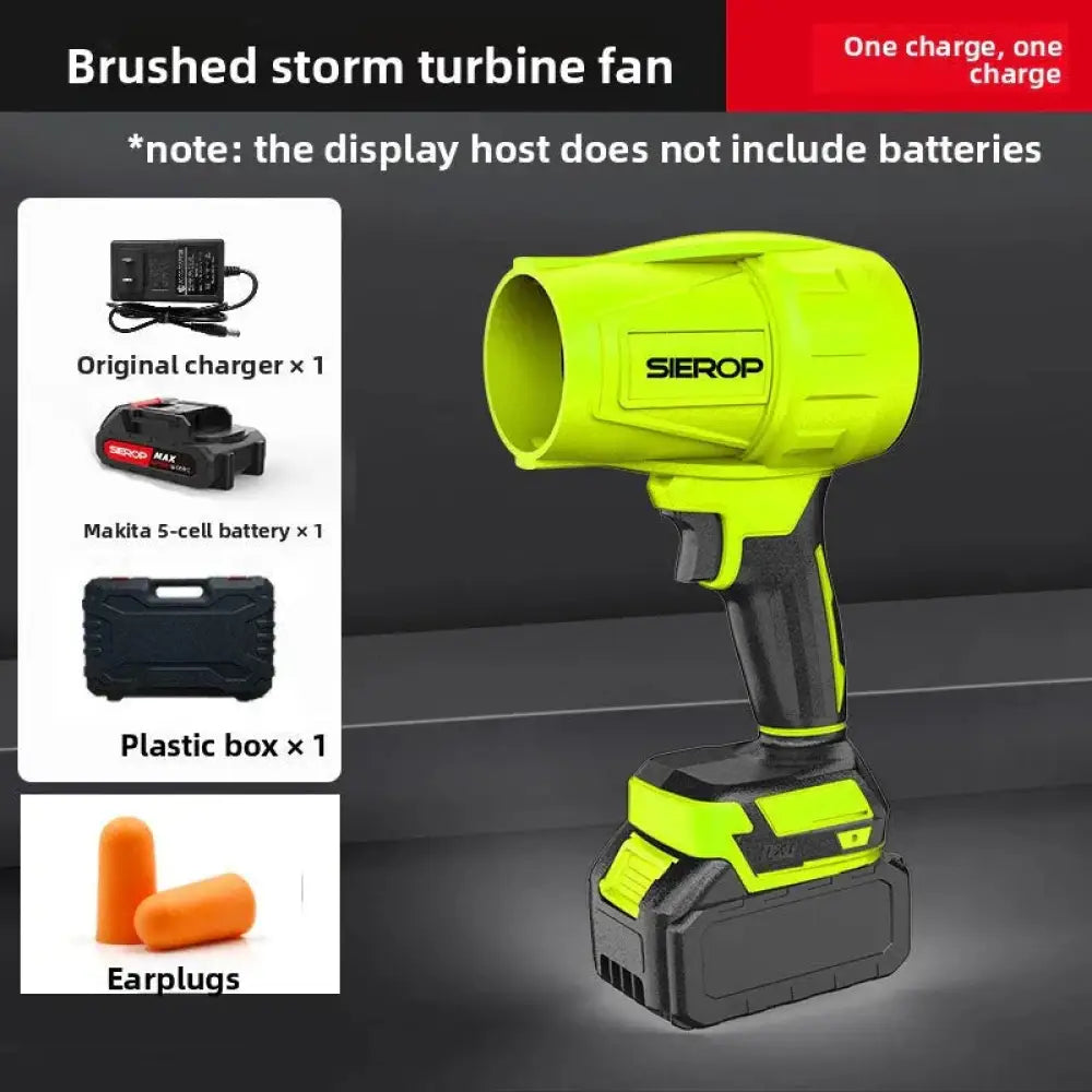 21V Cordless Brushless Air Blower - High Thrust 1000g, Rechargeable - The Frugal Fox