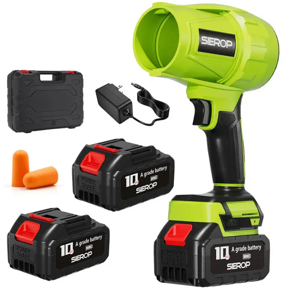 21V Cordless Brushless Air Blower - High Thrust 1000g, Rechargeable - The Frugal Fox