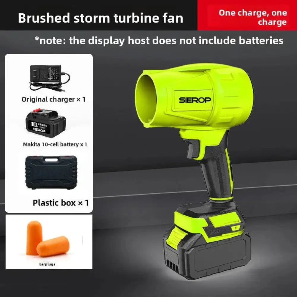 21V Cordless Brushless Air Blower - High Thrust 1000g, Rechargeable - The Frugal Fox
