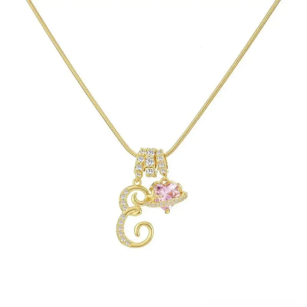 22K Gold Plated Alphabet Letter Necklace - Unisex Geometric Initial Pendant with Stainless Steel Bamboo Chain, Personalized A?Z & Cross Design - The Frugal Fox