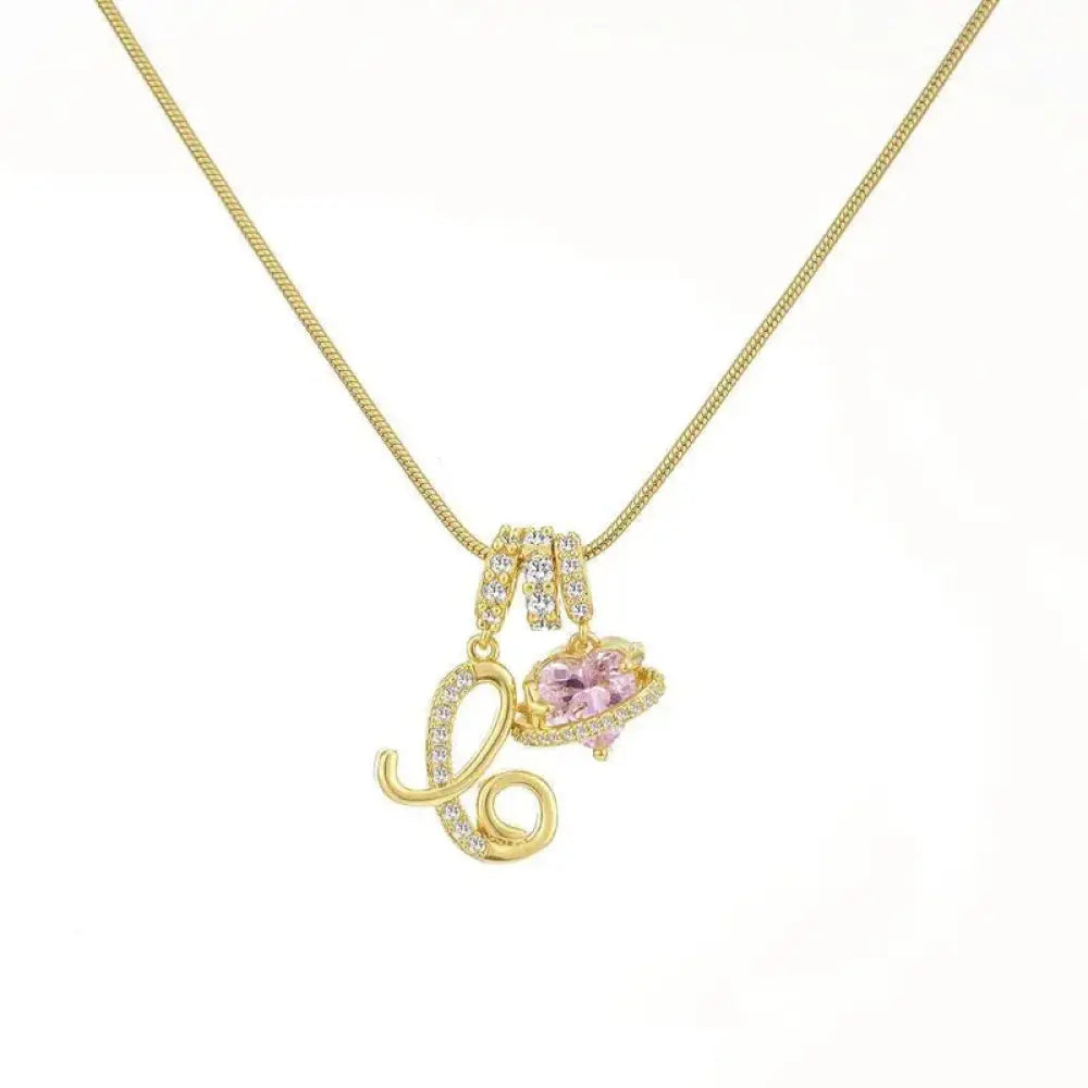 22K Gold Plated Alphabet Letter Necklace - Unisex Geometric Initial Pendant with Stainless Steel Bamboo Chain, Personalized A?Z & Cross Design - The Frugal Fox