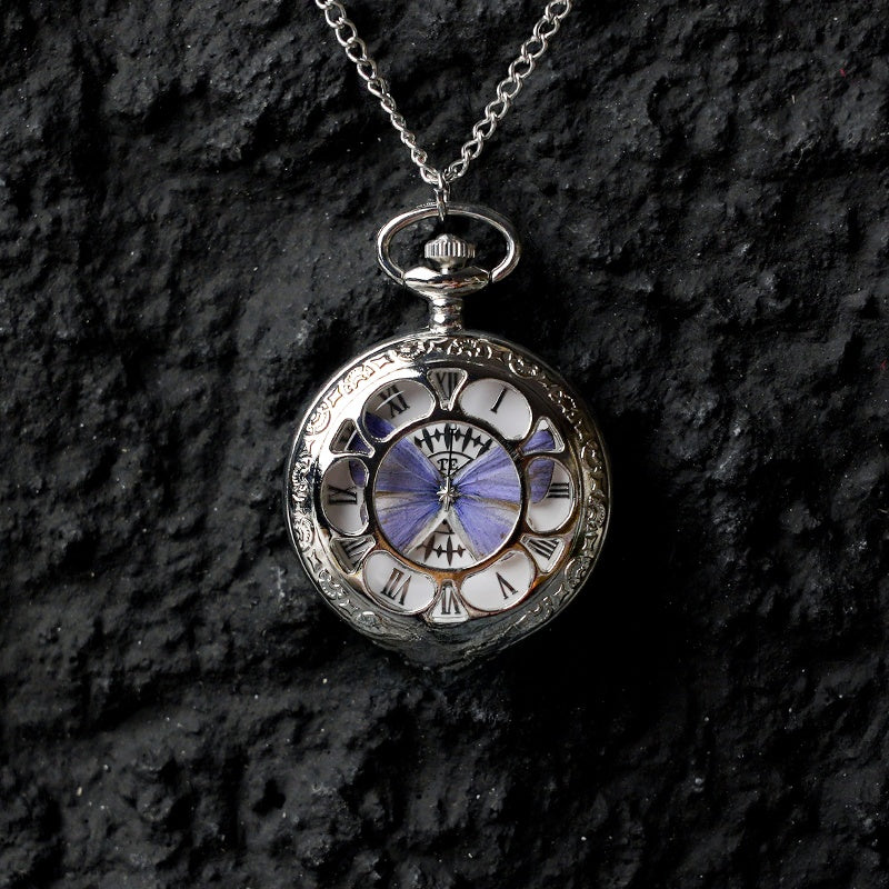Real Butterfly Pocket Watch - Preserved Specimen Decorative Electronic Pocket Watch Gift