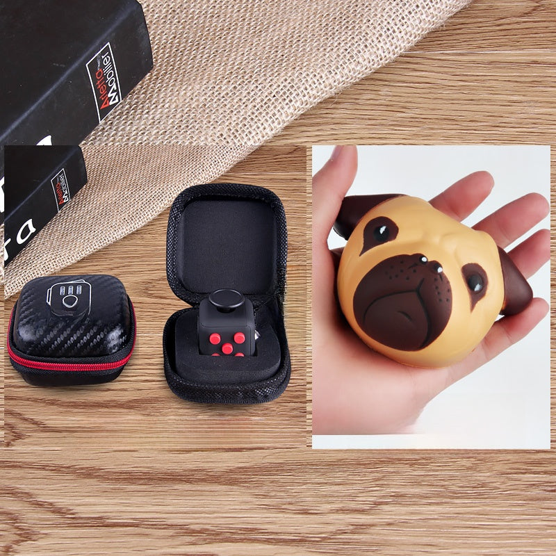 G63 Fidget Cube Stress Relief Toy Multifunctional Puzzle Spinner for Kids and Adults