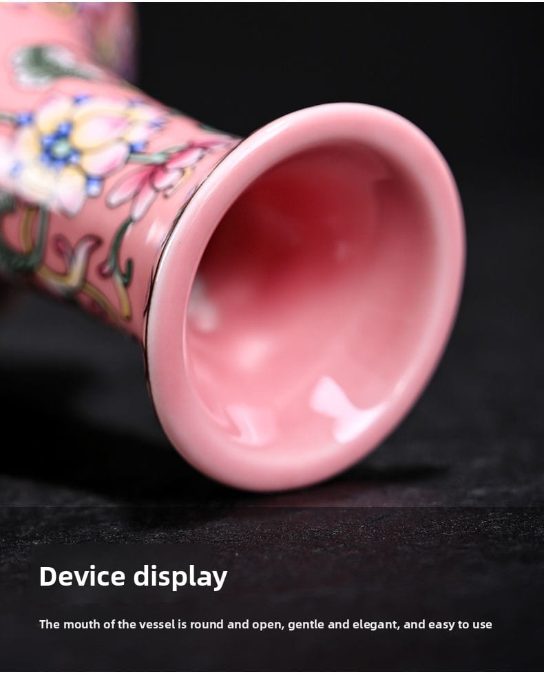 Blue and White Porcelain Ceramic Vase - New Chinese Style Decorative Mini Floral Vase for Home & Office