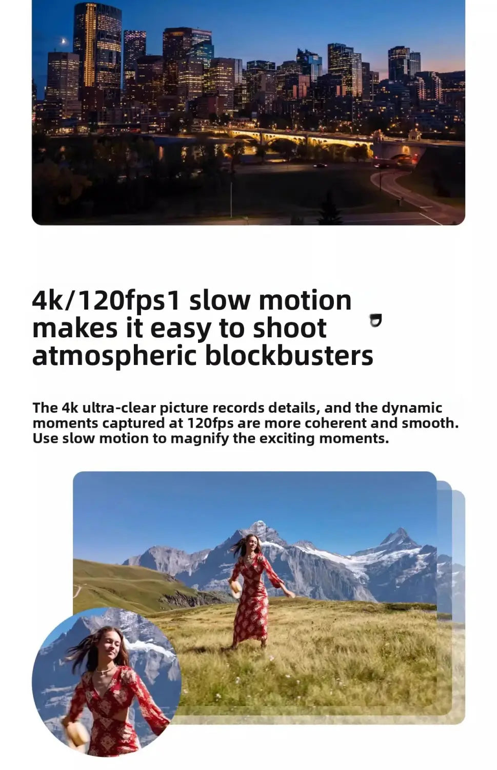 4K Pocket Gimbal Camera with 3-Axis Stabilization - Touchscreen Vlog Camera for Travel & Video Recording