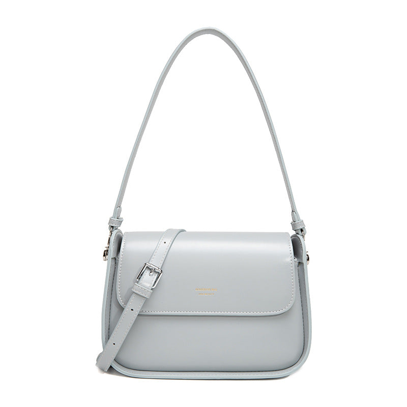 Retro Saddle Bag Timeless PU Crossbody Bag for Everyday Use
