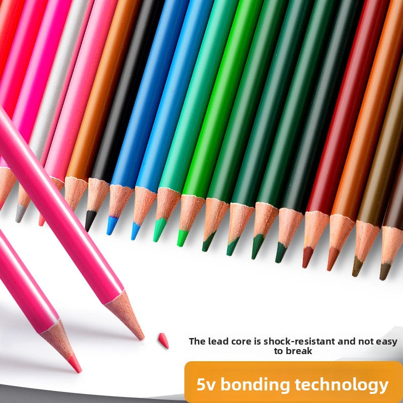 200-Color Oil-Based Colored Pencil Set - Professional Art Supplies with Cloth Bag for Sketching, Drawing, and Coloring