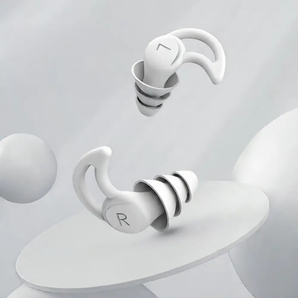 36dB Silicone Earplugs Waterproof Sleep Studying Noise Reduction Reusable - Consumer Electronics