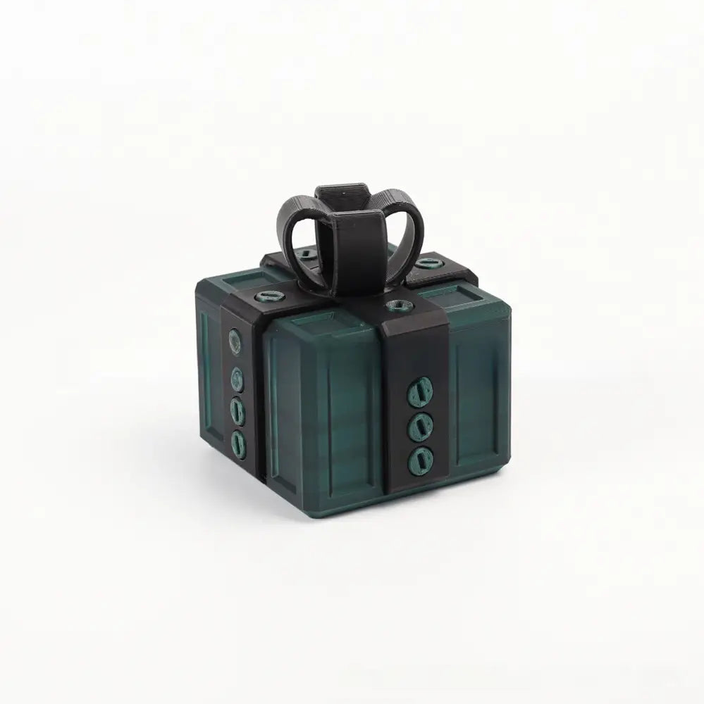 3D Printed Funny Gift Box Surprise Ornament Eco-Friendly PLA Novelty Decor with Bow Multi-Size & Color Options Humorous