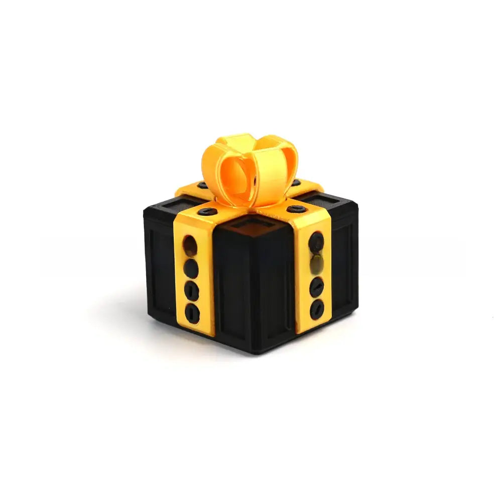 3D Printed Funny Gift Box Surprise Ornament Eco-Friendly PLA Novelty Decor with Bow Multi-Size & Color Options Humorous