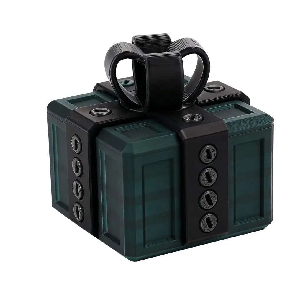 3D Printed Funny Gift Box Surprise Ornament Eco-Friendly PLA Novelty Decor with Bow Multi-Size & Color Options Humorous