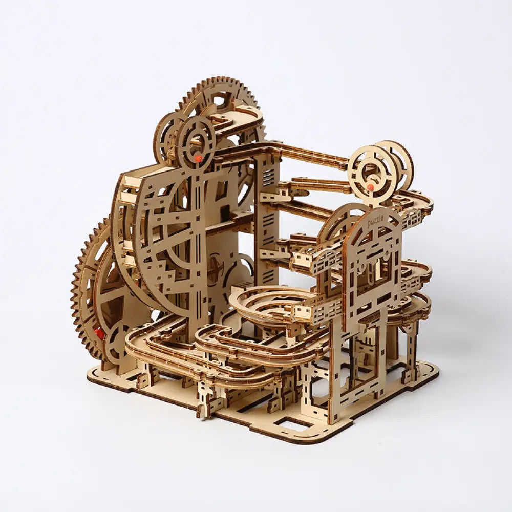 3D Wooden Marble Maze Puzzle DIY Educational Marble Run Assembly Toy for Kids - LG835 Marbles Maze - Toys & Collectibles
