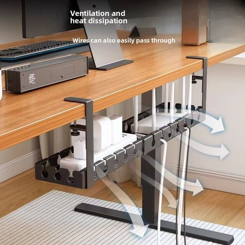 Under Desk Cable Management Rack Retractable Organizer