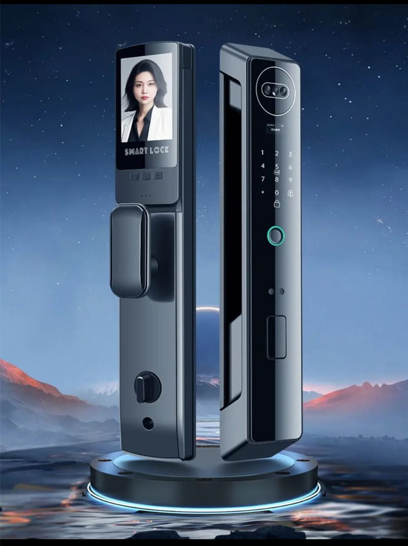 5-in-1 Smart Door Lock with Face Recognition and Fingerprint Sensor