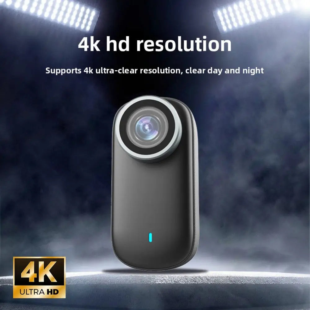 4K Mini Sports Camera - WiFi Night Vision Stabilization Portable Thumb Cam - Consumer Electronics