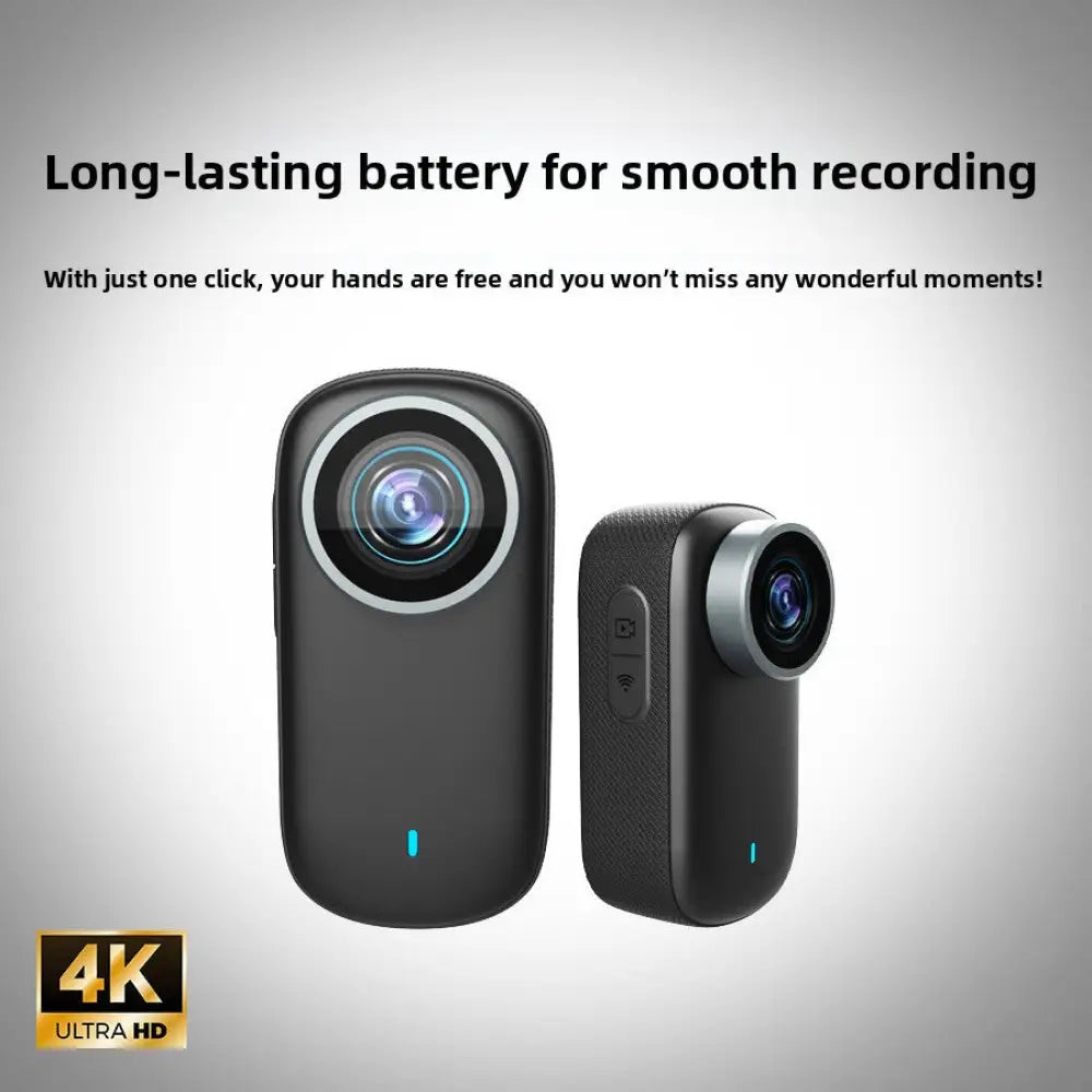 4K Mini Sports Camera - WiFi Night Vision Stabilization Portable Thumb Cam - Consumer Electronics