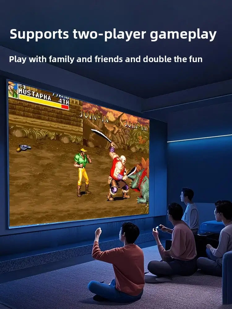 4K Retro Game Console with 2 Wireless Controllers - 40,000+ Classic Games HDMI TV Plug & Play (32G/64G/128G) - Gaming