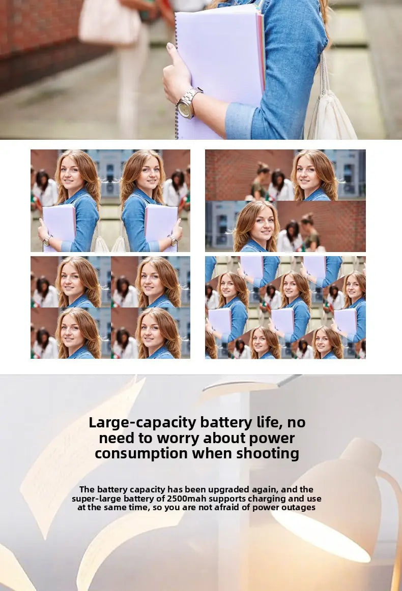 14MP Digital Camera with 3.0’’ Rotating Screen - HD Selfie Camera with 3x Zoom for Students & Travel