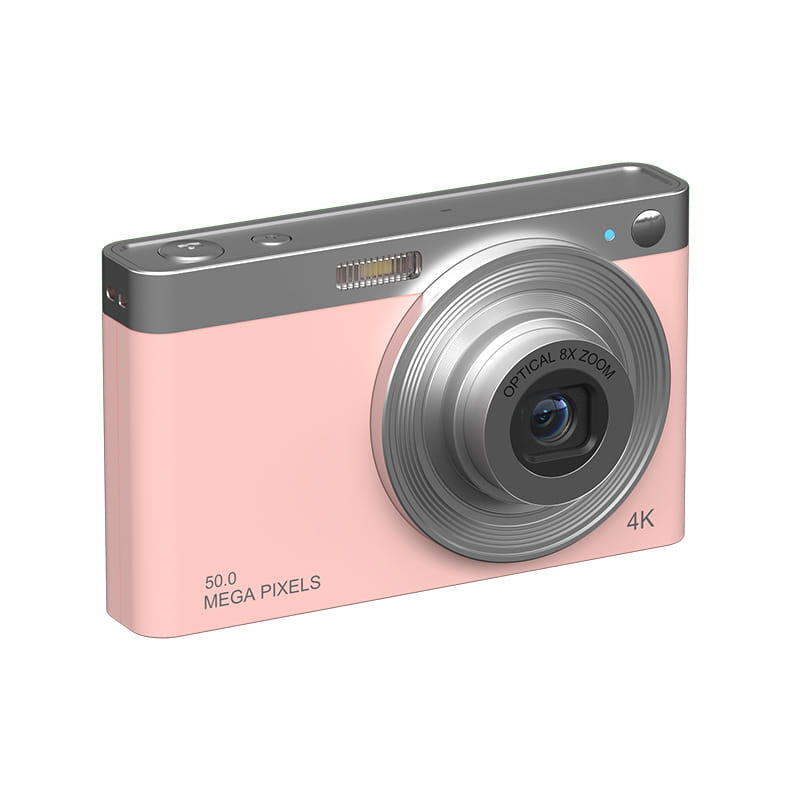 50MP Digital Camera with 2.8- HD Screen ? Compact CCD Camera with Anti-Shake SD Card Support