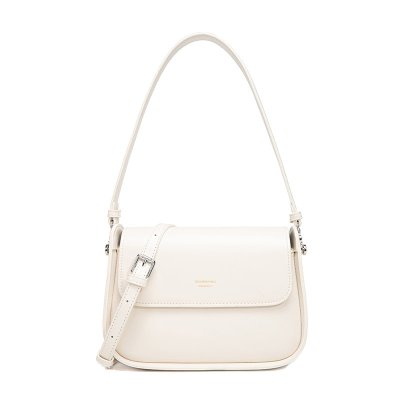 Retro Saddle Bag Timeless PU Crossbody Bag for Everyday Use