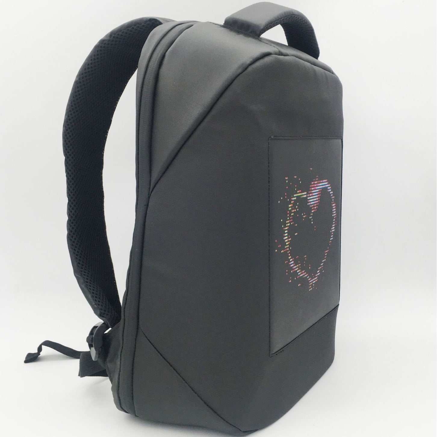 Smart LED Display Backpack Waterproof Laptop Travel Bag