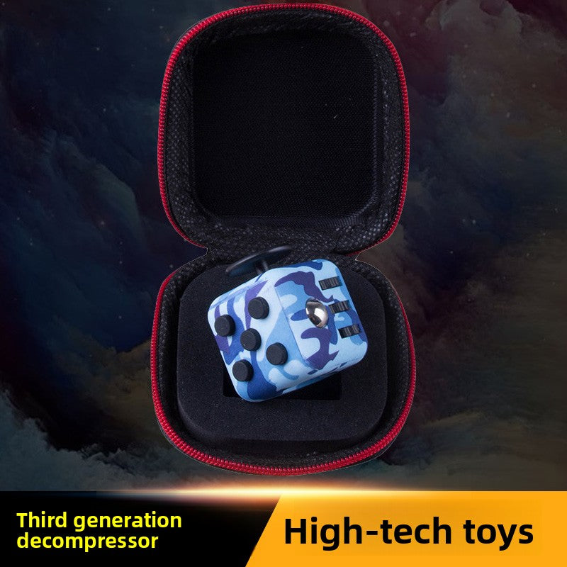 G63 Fidget Cube Stress Relief Toy Multifunctional Puzzle Spinner for Kids and Adults