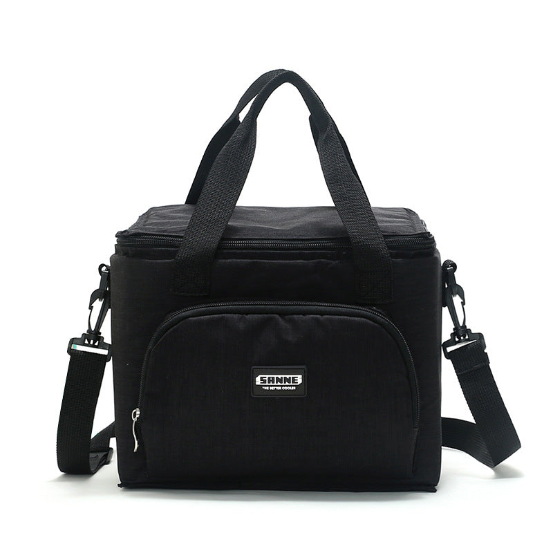 10L Insulated Lunch Bag Thermal Food Cooler with Portable Foldable Design, Oxford Fabric, PEVA Lining