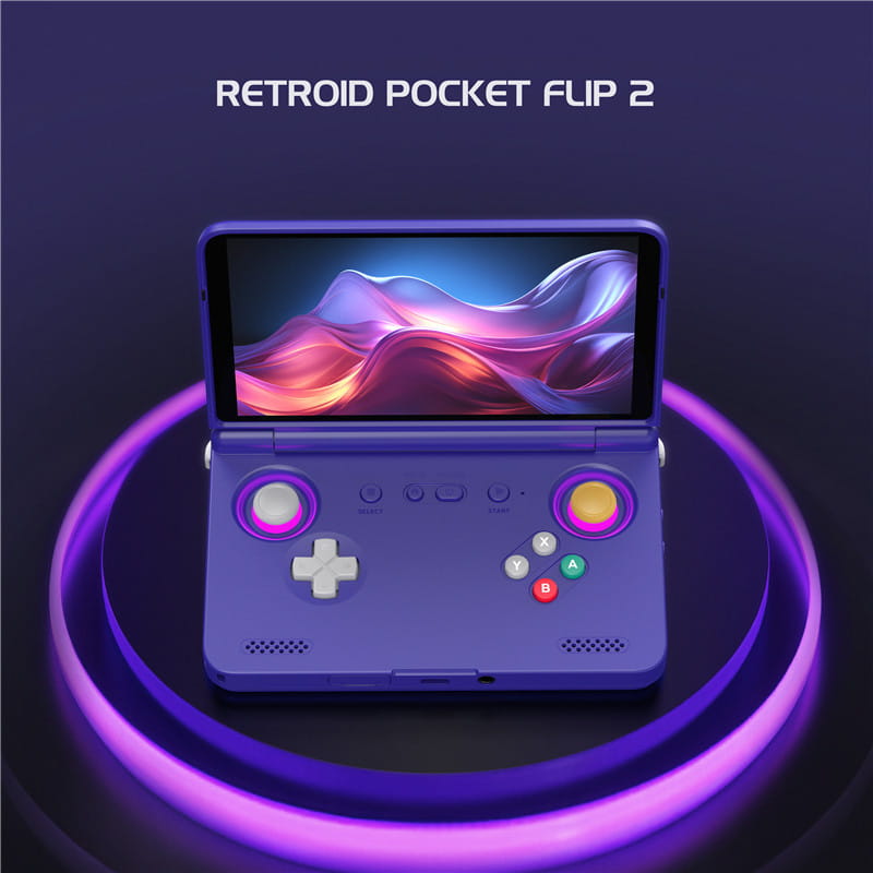 Android 13 Handheld Game Console with 5.5 - Touchscreen 8GB RAM 128GB Storage ? Clamshell Retro Gaming Device