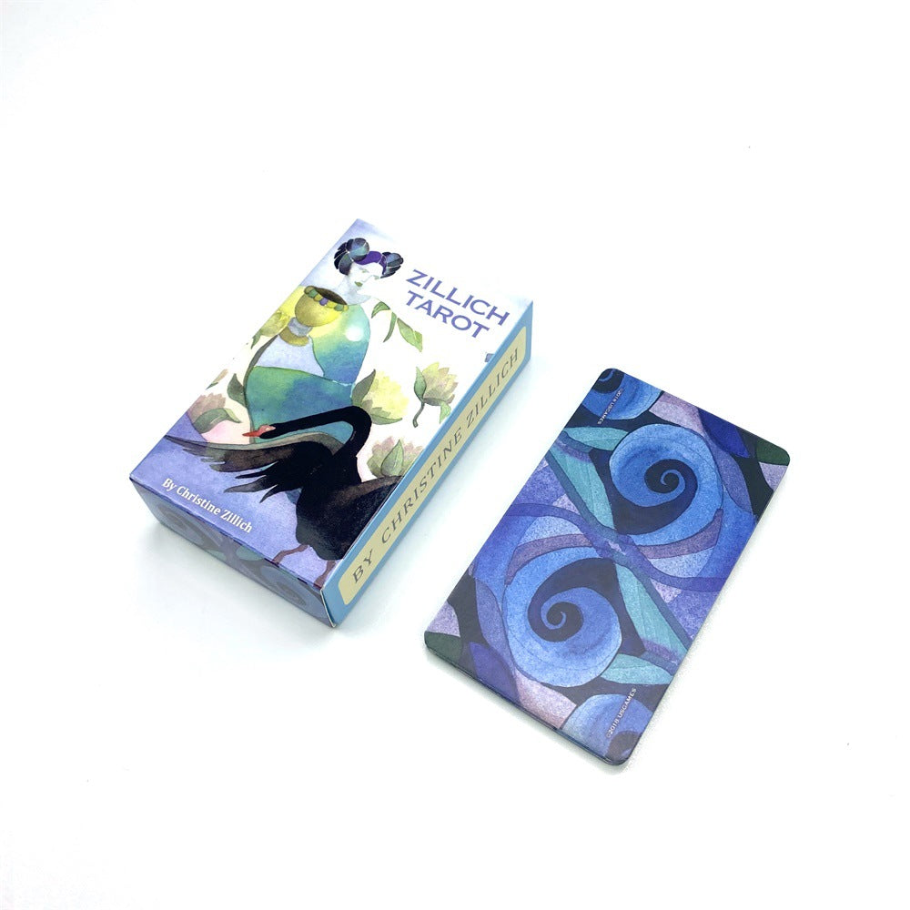 English Tarot & Oracle Card Deck Set - Premium 300g Coated Paper, Portable Divination Cards for Games, Parties & Spiritual Readings