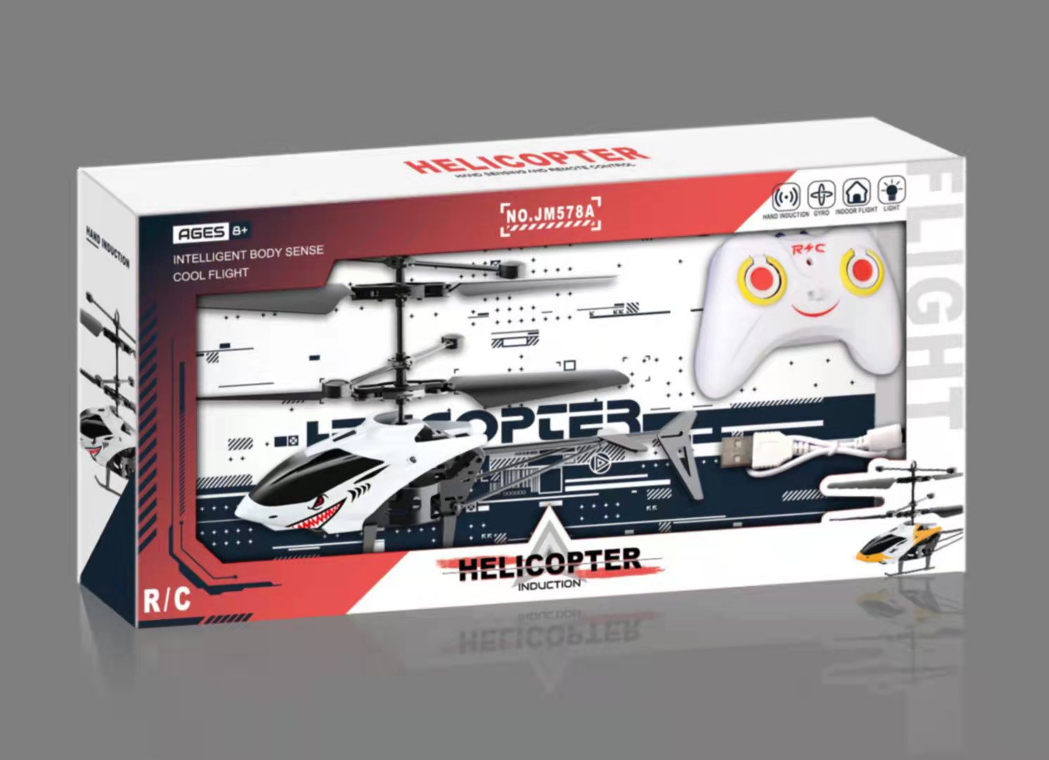 Hand Gesture Sensor RC Drone USB Rechargeable Remote Control Aircraft