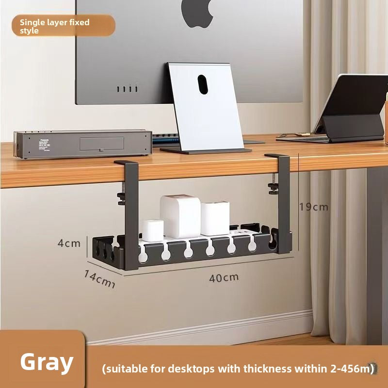 Under Desk Cable Management Rack Retractable Organizer